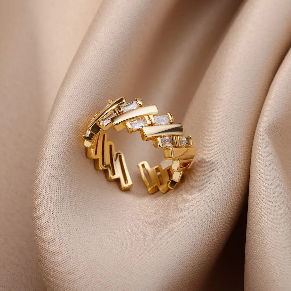 HeartInitial Ring
